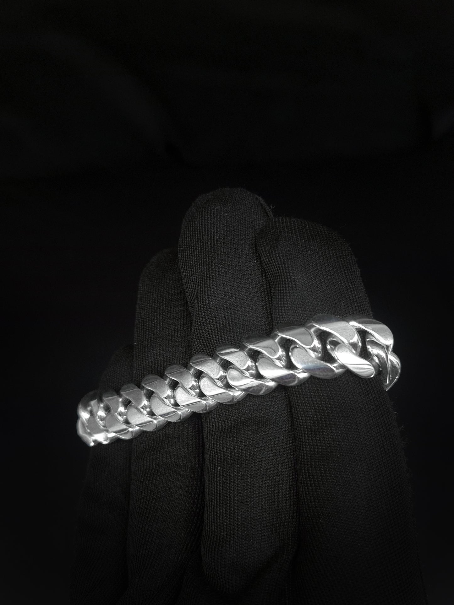 Cuban link bracelet silver 925