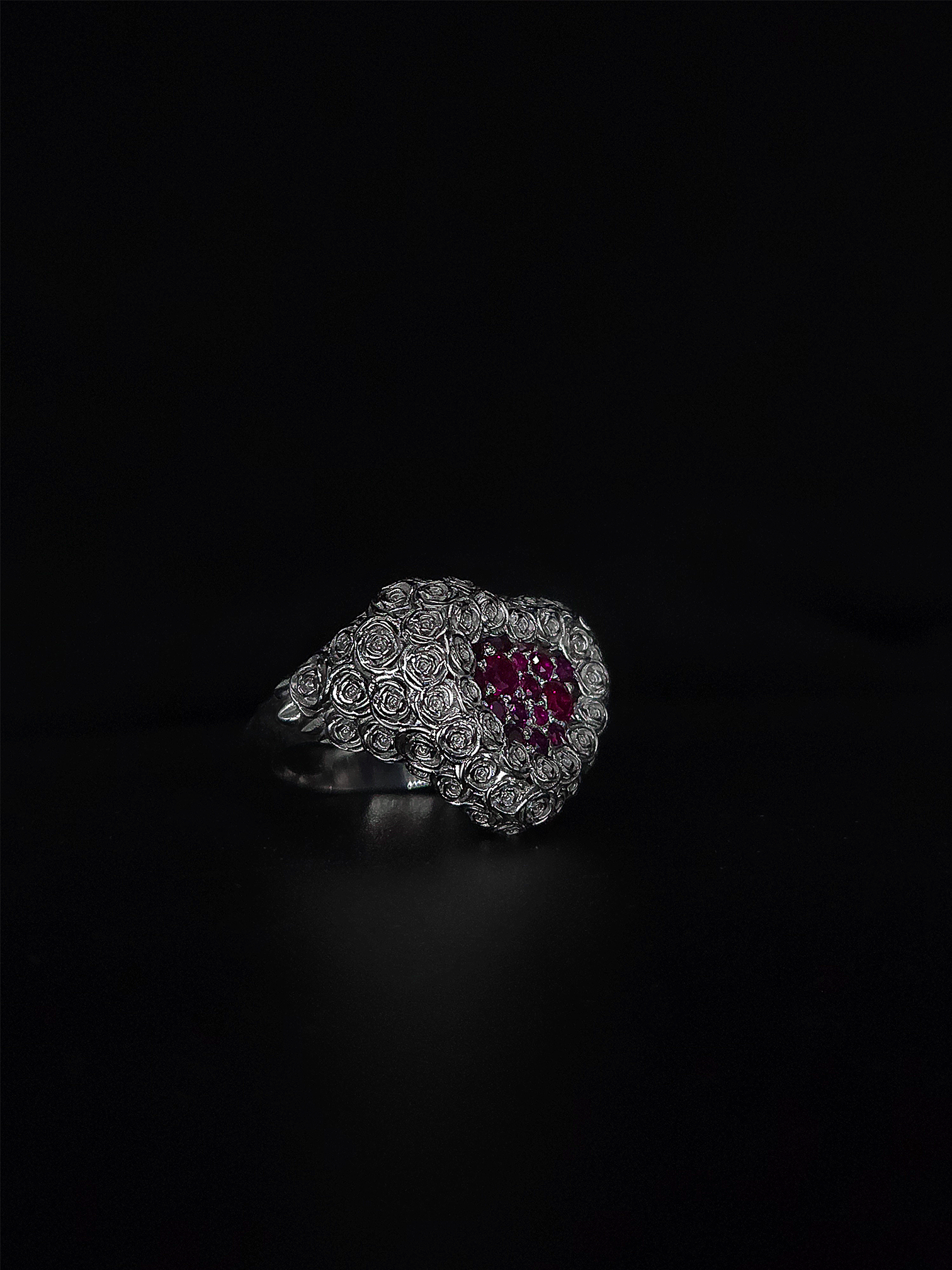 Heart Shaped signet ring