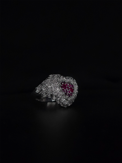 Heart Shaped signet ring